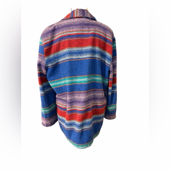 Vintage oversized blazer Colorful Striped - Picture 6 of 9